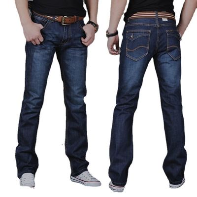 シッパー フライ XMAMLON ストレッチ 普通のフィットパンツ ファッション 男性 デニム スリム 中腰ジーンズ