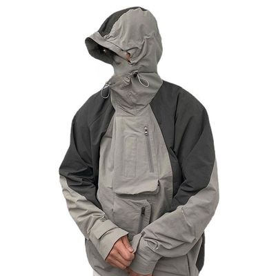 男 の 山登り や スキー の 熱狂 者 たち の ため の パッチワーク の 防風 コート