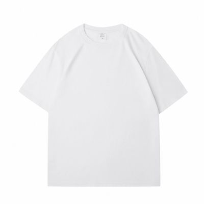 男性用 カスタム 重い100%綿 オーバーサイズTシャツ 空っぽ 偽りの首 重量 多色