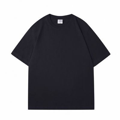 男性用 カスタム 重い100%綿 オーバーサイズTシャツ 空っぽ 偽りの首 重量 多色