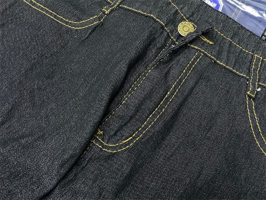 厚いストレッチメンズジーンズ 緩いストレートチューブ 高い腰 プラスサイズ カジュアル 洗濯 砂洗濯
