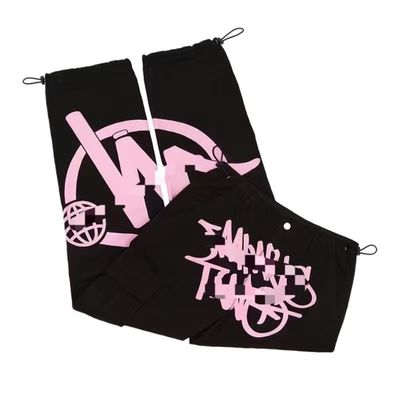 XMAMLON 軽量 ヴィンテージ スウェットパンツ オーダーメイド ロゴプリント付き 秋 男性パンツ
