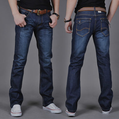 シッパー フライ XMAMLON ストレッチ 普通のフィットパンツ ファッション 男性 デニム スリム 中腰ジーンズ