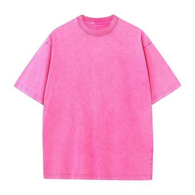 丸い首 ヴィンテージ グラフィック Tシャツ 100% コットン ワッシュ プラスサイズ 男性用 Tシャツ 印刷