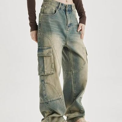 男性用ジーンズ 荷物パンツ 普通のフィット 中腰荷物パンツ 卸売