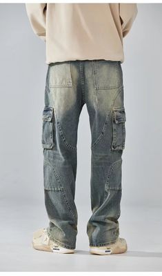 男性用ジーンズ 荷物パンツ 普通のフィット 中腰荷物パンツ 卸売