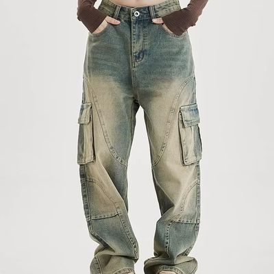 男性用ジーンズ 荷物パンツ 普通のフィット 中腰荷物パンツ 卸売