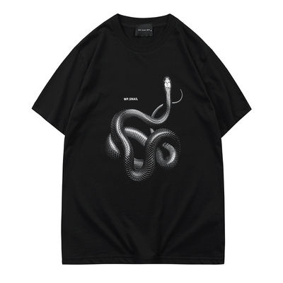 性別中立3Dプリント ストリートファッション用 スネークローズTシャツ