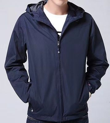 カスタムロゴ 薄型 防水 防風 ジャケット プラスサイズ 男性 スポーツスーツ ジャケット XMAMLON
