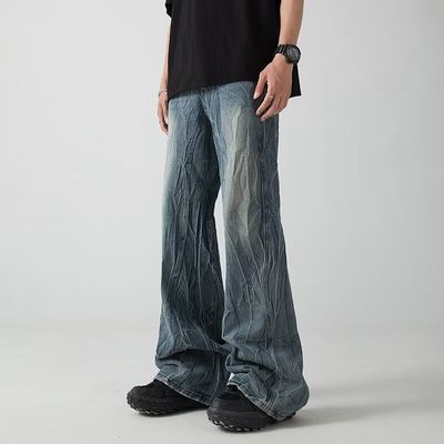 ブーツカット フラッシュ フラッシュ スウェット 男性用ジーンズパンツ 男性用パンツ