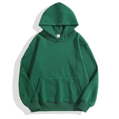 冬のシンプル フーディ 男性 フーディ 厚い 緊密な フールス 肩を落とす フーディ コットン XS-4XL 480g