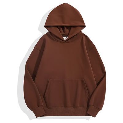 冬のシンプル フーディ 男性 フーディ 厚い 緊密な フールス 肩を落とす フーディ コットン XS-4XL 480g