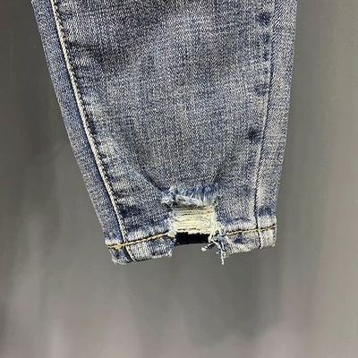 洗濯 デザイナー 男性 パンツ ジーンズ スリム パンツ 男性 カット ストック 商品