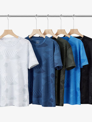 夏 UPF 50 UVプリントTシャツ カスタムロゴ ボクシージム ストリートウェア 男性 女性