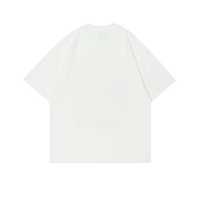 男性用 カスタムコットングラフィックTシャツ パターン印刷 アンチピリング