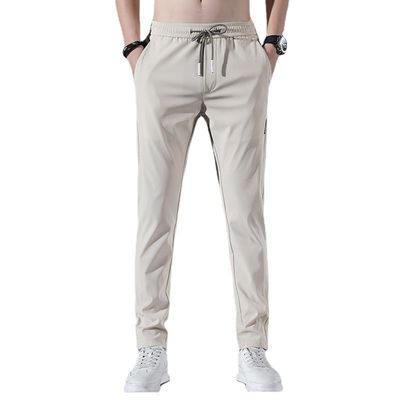 男性用夏季スポーツ スパンデックスポリエステル カスタムロゴ 荷物パンツ 軽量で耐久性