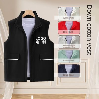 カスタム ロゴ 印刷 厚い ダウン 綿 ウェスト 休憩用 活動用 作業用 服