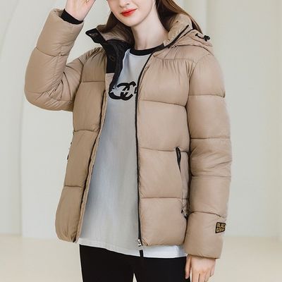 ユニセックス カジュアル プリント メカニシャン 冬服 軽量 羽毛パッパーコート