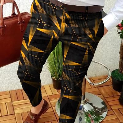 格安な 太刀打ちパンツ 男性 春季 編み物 ゴルフ 弾性パンツ