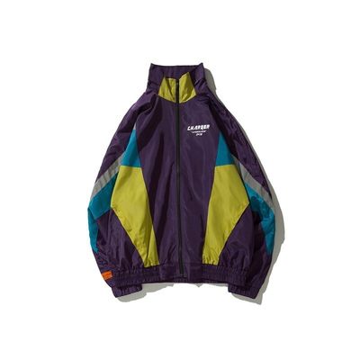 防風スタンドカラー ザップアップ 男性用 ジャケット 男性用 女性用 コート 針検知