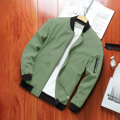 男子のキャンパスストリートウェア 野球シャツ ユニットジャケット 針検出器なし